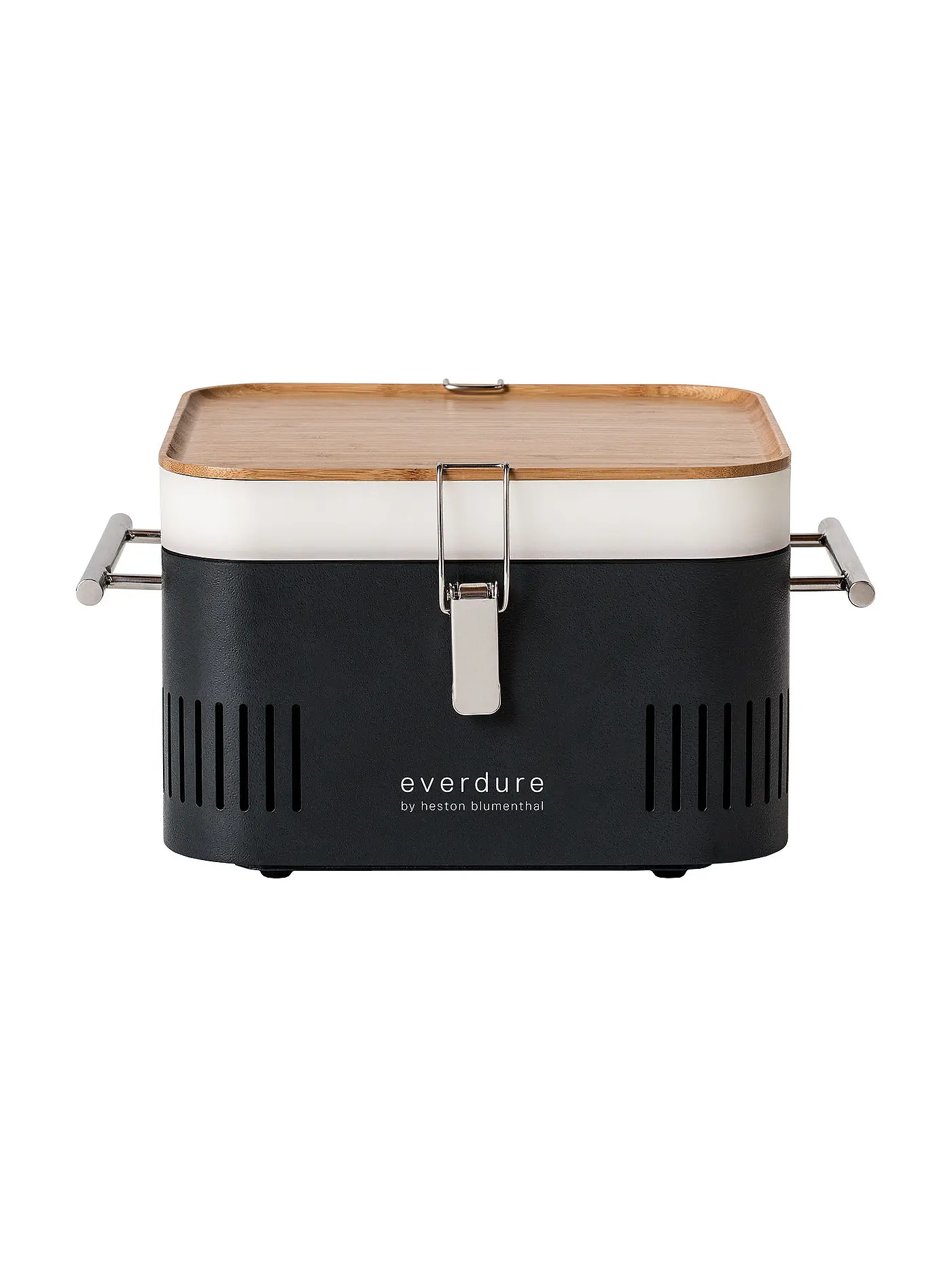 EVERDURE BY HESTON BLUMENTHAL | Tragbarer Holzkohlegrill CUBE Orange | schwarz